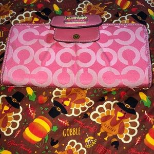 Coach Madison pink wallet